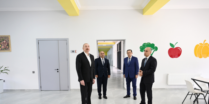 President Ilham Aliyev attended inauguration of Lankaran State Vocational Education Center
