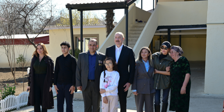 President Ilham Aliyev inspected reconstruction progress in Khojavend town