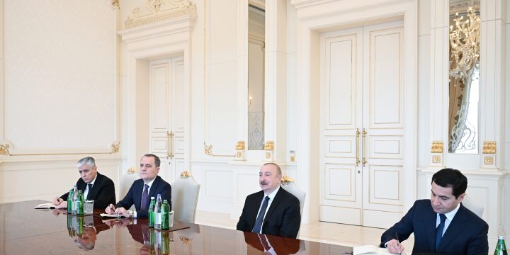 Prezident İlham Əliyev Moldovanın Baş nazirinin müavinini qəbul edib