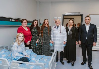 Leyla Əliyeva və Arzu Əliyeva “Leyla Medical Center”in Pediatriya Mərkəzində olublar