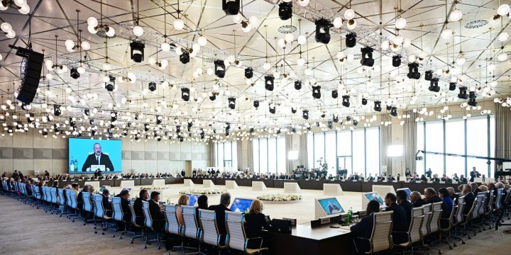 Prezident İlham Əliyev XIII Qlobal Bakı Forumunun açılış mərasimində çıxış edib