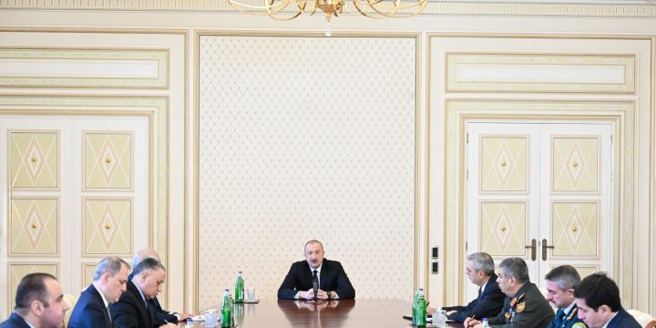 Prezident İlham Əliyevin sədrliyi ilə Təhlükəsizlik Şurasının iclası keçirilib