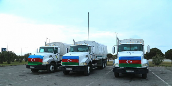 Prezident İlham Əliyevin tapşırığına əsasən İrana humanitar yardım yola salınıb