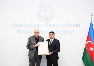 Ramiz Həsənoğluna “Fəxri diplom” verildi