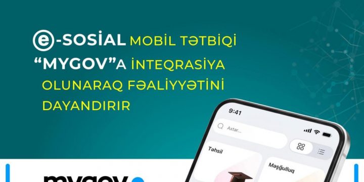 “e-Sosial” mobil tətbiqi fəaliyyətini dayandırır