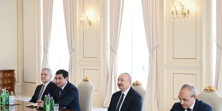 Prezident İlham Əliyev Litvanın Baş nazirini qəbul edib