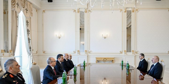 Prezident İlham Əliyev Türkiyənin daxili işlər nazirini qəbul edib