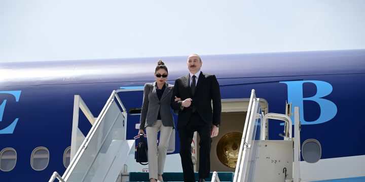 Prezident İlham Əliyev Türkiyəyə işgüzar səfər edib