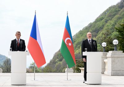 Prezident İlham Əliyev və Çexiyanın Baş naziri Andrey Babiş mətbuata bəyanatlarla çıxış ediblər