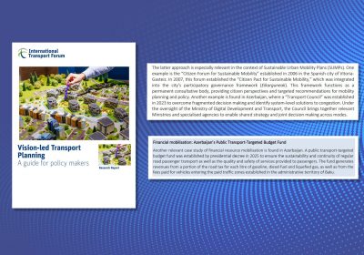 Azərbaycanın nəqliyyat sahəsindəki təcrübəsi növbəti dəfə beynəlxalq səviyyədə nümunə kimi təqdim olunub