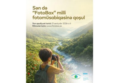 Uşaqlar və yeniyetmələr üçün “FotoBax” milli fotomüsabiqəsi elan olunub
