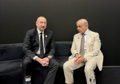 Prezident İlham Əliyev Antalya Diplomatiya Forumu çərçivəsində Pakistanın Baş naziri ilə görüşüb