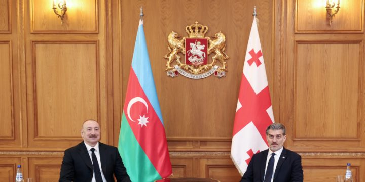 Prezident İlham Əliyevin Gürcüstanın Prezidenti Mixeil Kavelaşvili ilə təkbətək görüşü olub- YENİLƏNİB