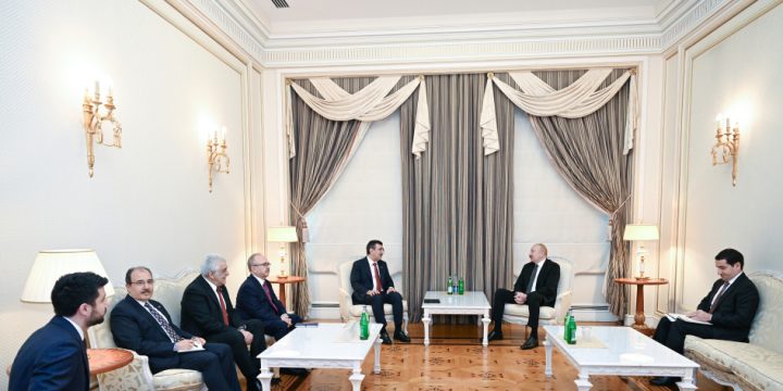 Prezident İlham Əliyev Türkiyənin Vitse-prezidentininin başçılıq etdiyi nümayəndə heyətini qəbul edib