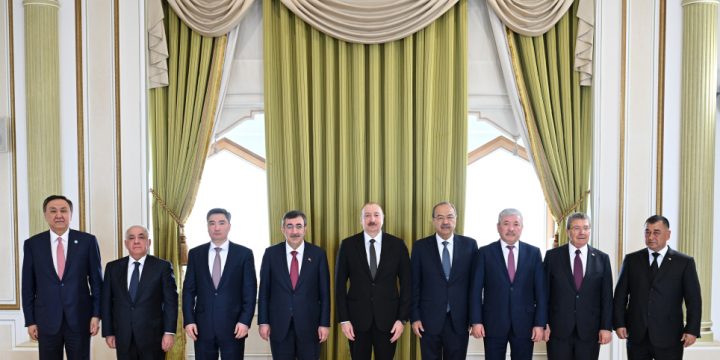 Prezident İlham Əliyev Türk Dövlətləri Təşkilatına üzv dövlətlərin hökumət başçılarının görüşünün iştirakçılarını qəbul edib- YENİLƏNİB