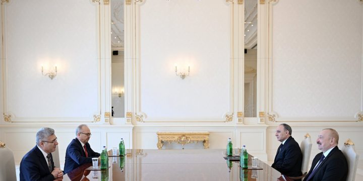 Prezident İlham Əliyev Türkiyə Ali Məhkəməsinin Baş prokurorunu qəbul edib