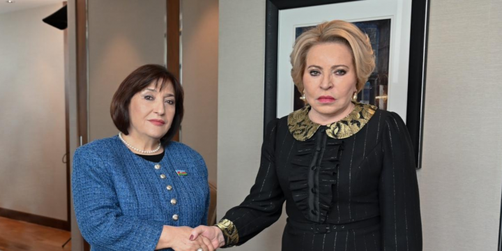 Sahibə Qafarova Valentina Matviyenko ilə görüşdü