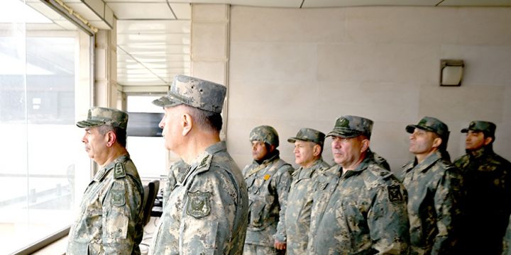 Zakir Həsənov döyüş atışlı taktiki təlimi yoxladı