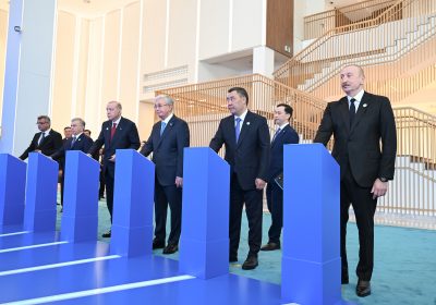 Prezident İlham Əliyev Türk Sivilizasiyası Mərkəzinin təməlqoyma mərasimində iştirak edib