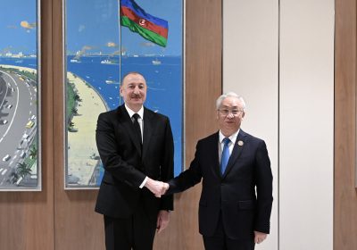 Prezident İlham Əliyev Çin Dövlət Şurasının Baş nazirinin müavinini qəbul edib