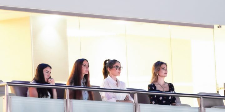 Mehriban Əliyeva bədii gimnastika üzrə Avropa kubokunu izləyib
