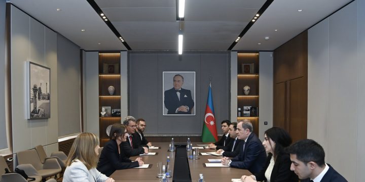 Ceyhun Bayramov BQXK rəhbəri ilə humanitar məsələləri müzakirə edib