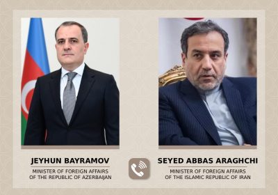 Ceyhun Bayramov və Abbas Əraqçi İran ətrafında vəziyyətin diplomatik həlli imkanlarını müzakirə ediblər