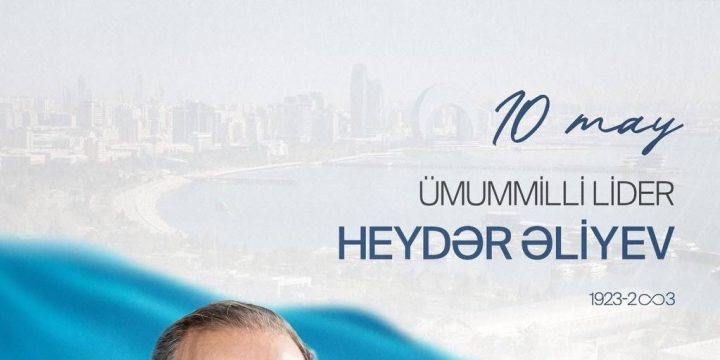 Prezident İlham Əliyev Ulu Öndər Heydər Əliyevin anadan olmasının 103-cü ildönümü ilə əlaqədar paylaşım edib