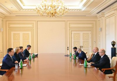 Prezident İlham Əliyev bp şirkətinin baş icraçı direktorunu qəbul edib