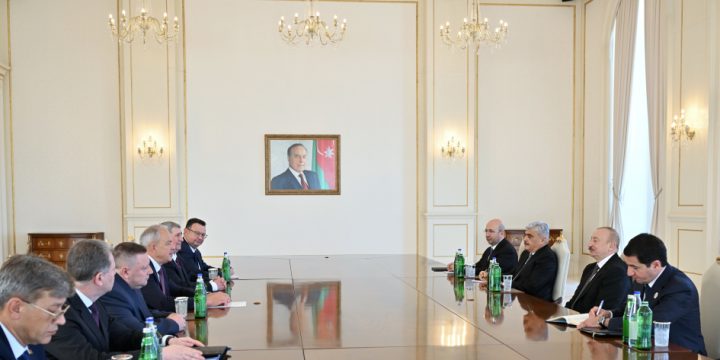 Prezident İlham Əliyev Belarus Milli Assambleyası Nümayəndələr Palatasının sədrini qəbul edib