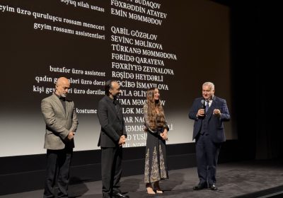 Arzu Əliyeva Londonda “Tağıyev: Neft” bədii filminin təqdimatında iştirak edib