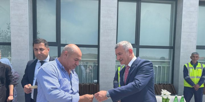 Zəngilan şəhərinə köçən daha 59 ailəyə evlərinin açarları təqdim olunub