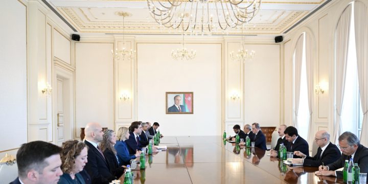 Prezident ABŞ Dövlət katibinin köməkçisini qəbul etdi